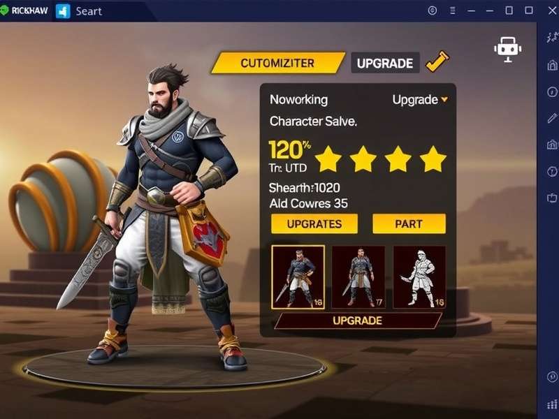 Rickshaw Warrior Supreme character selection screen