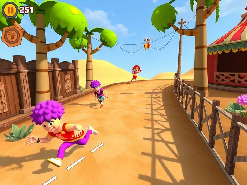 Holi Fun Run Challenge character customization options