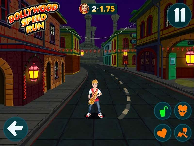 Bollywood Speed Run character interaction scene