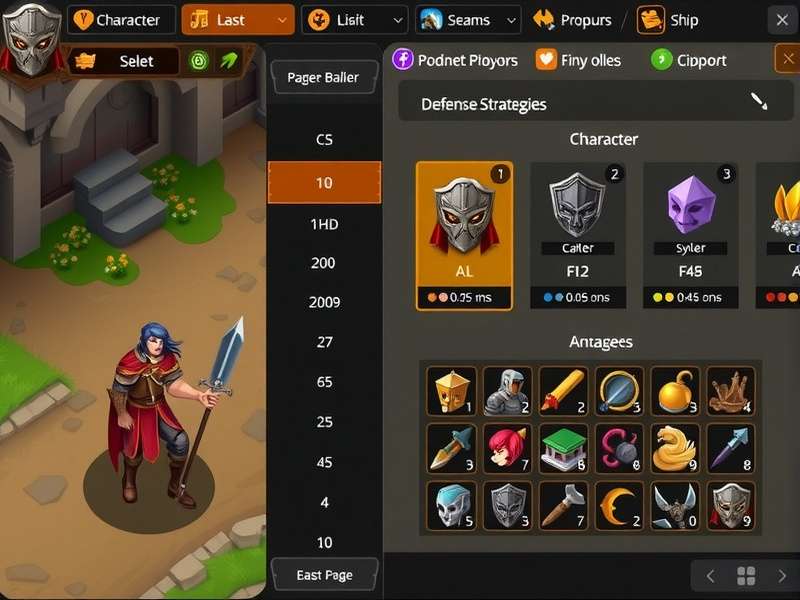 Mysore Protector character selection screen