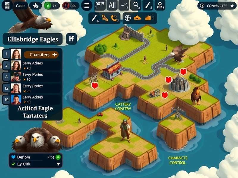 Ellisbridge Eagles character selection screen