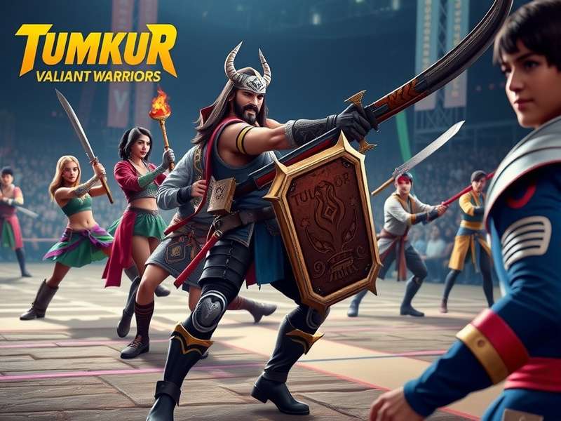 Tumkur Valiant Warriors character lineup showcasing diverse warrior designs