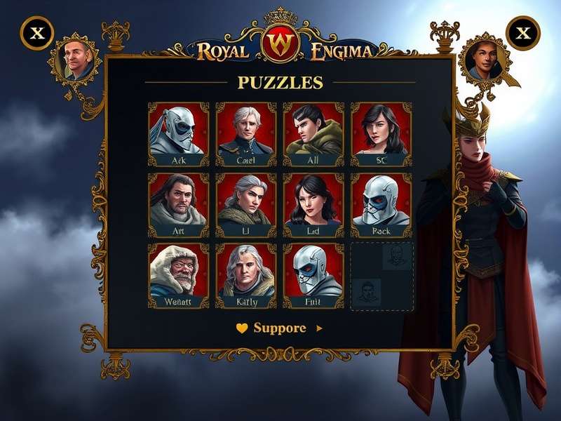 Royal Story Royal Enigma antagonist character design