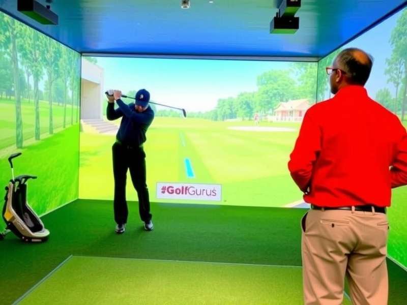 Professional coaching session at Golf Gurus Madhapur