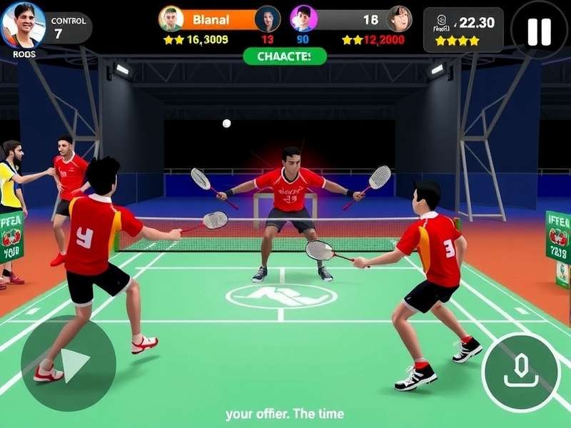 Badminton Pride India character roster showing diverse players