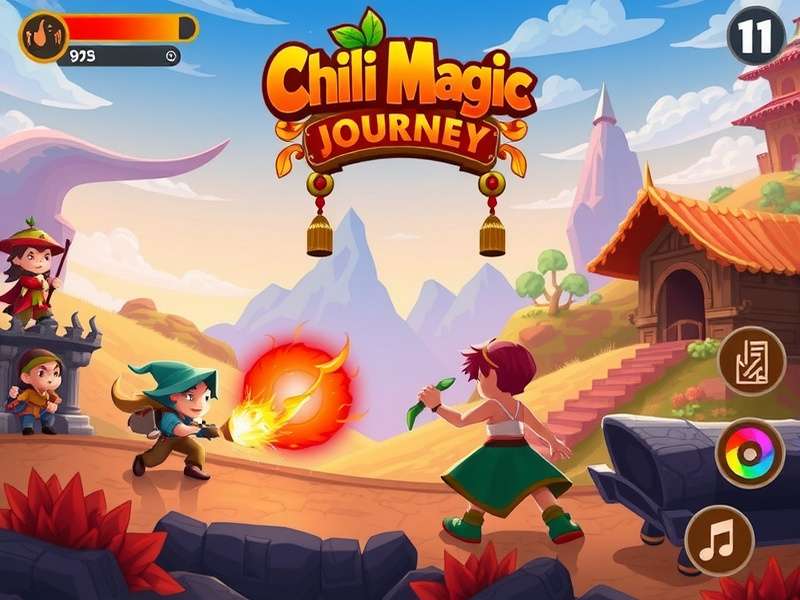 Chili Magic Journey character using chili powers in combat