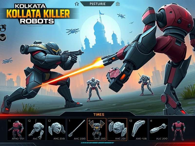 Development team working on Kolkata Killer Robots game design
