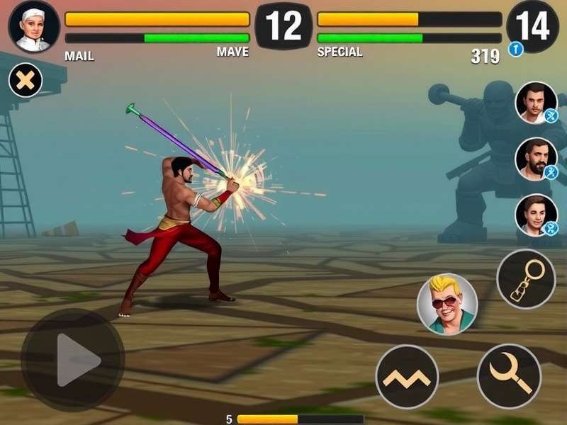 Pawan Kalyan Mighty Warrior character lineup showing main and supporting characters