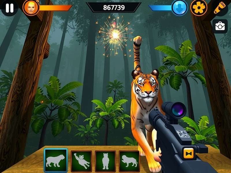 Karnataka Tiger Slayer features showcase with multiple gameplay elements