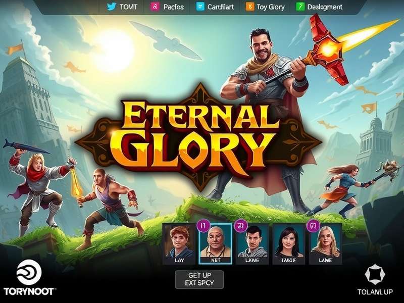 Eternal Glory game title screen