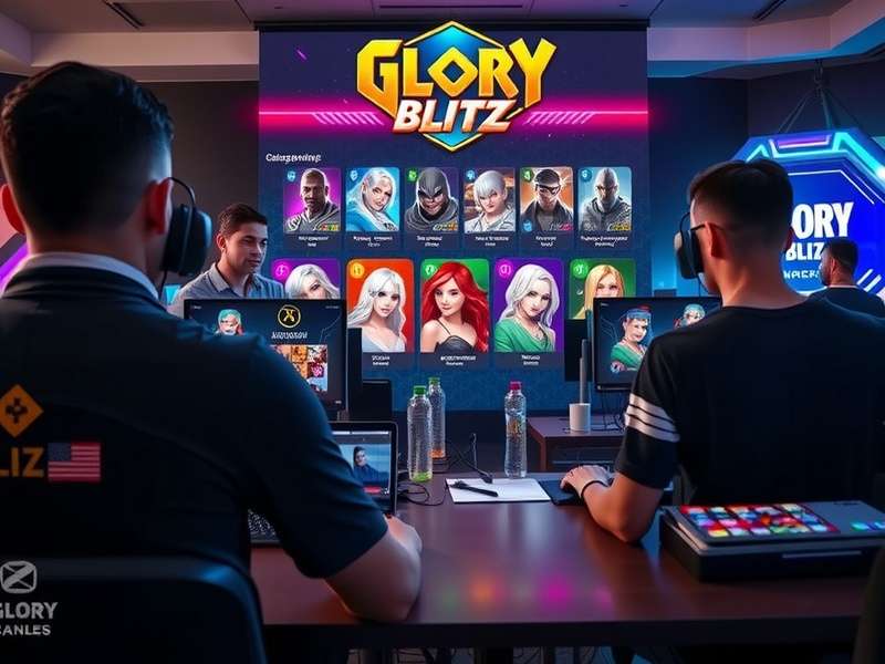 Glory Blitz India development team working on game design
