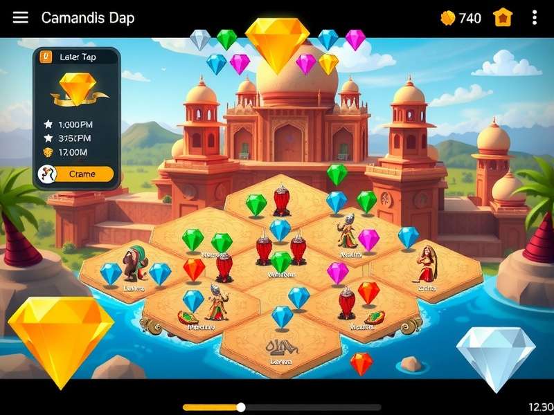 Diamond Dreamland character design showcasing Indian cultural elements