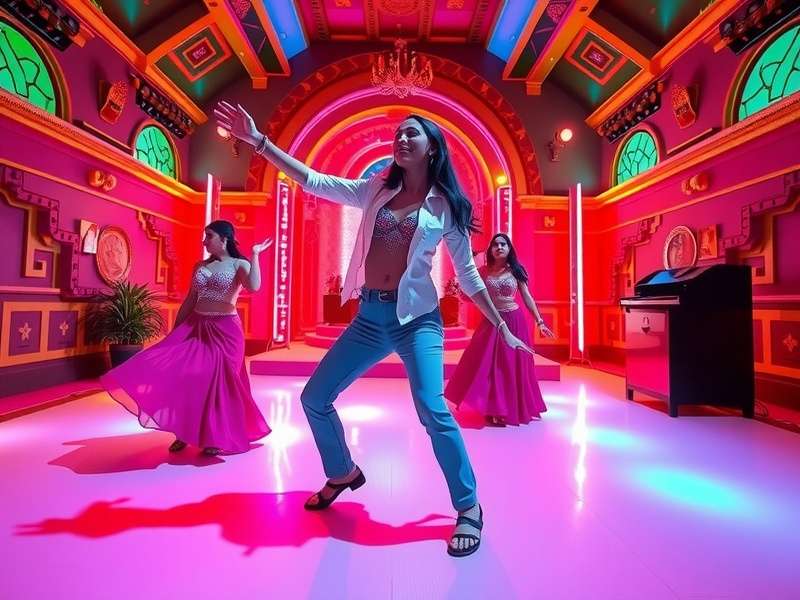 Bollywood Fever VR gameplay showing dance sequence