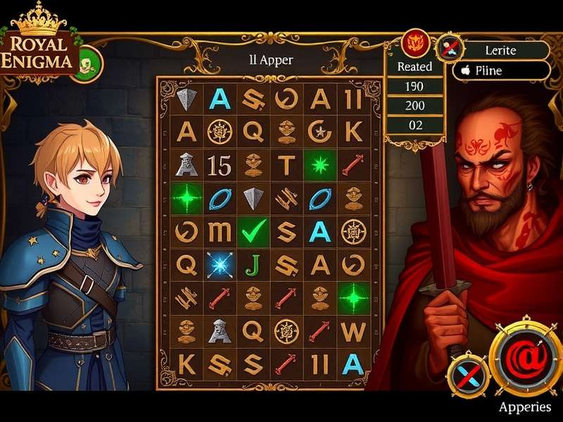 Royal Story Royal Enigma character design showcasing main protagonist