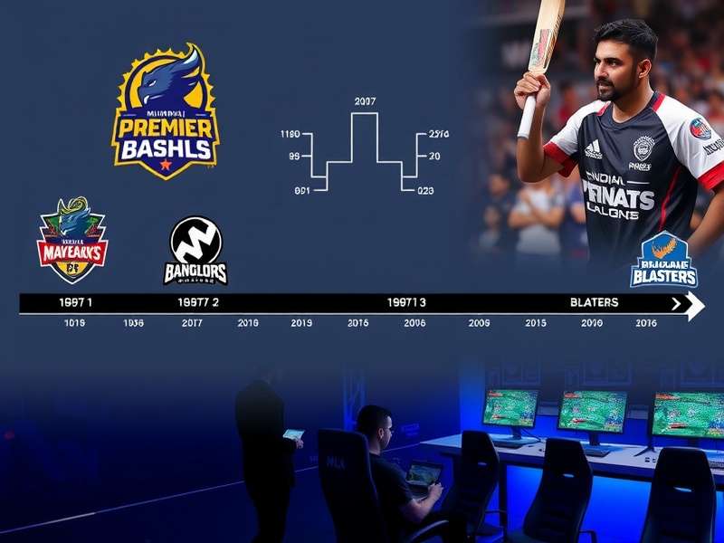 Indian Premier Bash historical timeline showing tournament growth