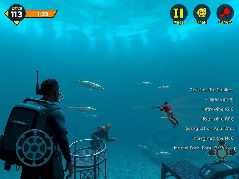 Ocean Depths India gameplay showing underwater exploration