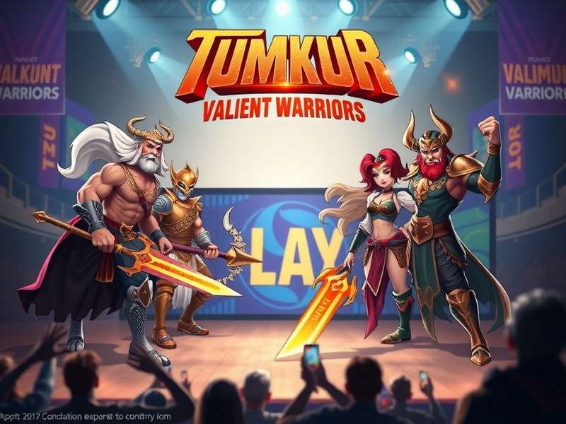 Tumkur Valiant Warriors battle scene showing character abilities in action