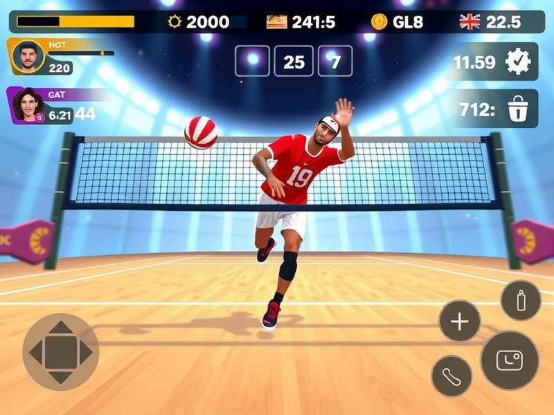 Super Taj Volley Star team management and social features