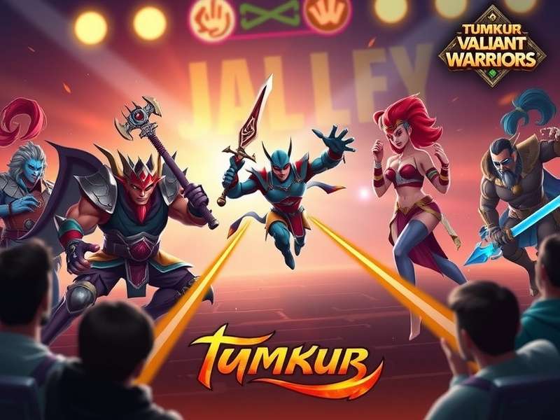 Tumkur Valiant Warriors esports tournament with live audience