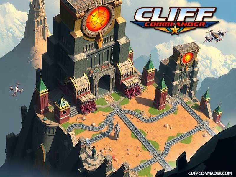 Cliff Commander Strategy Illustration