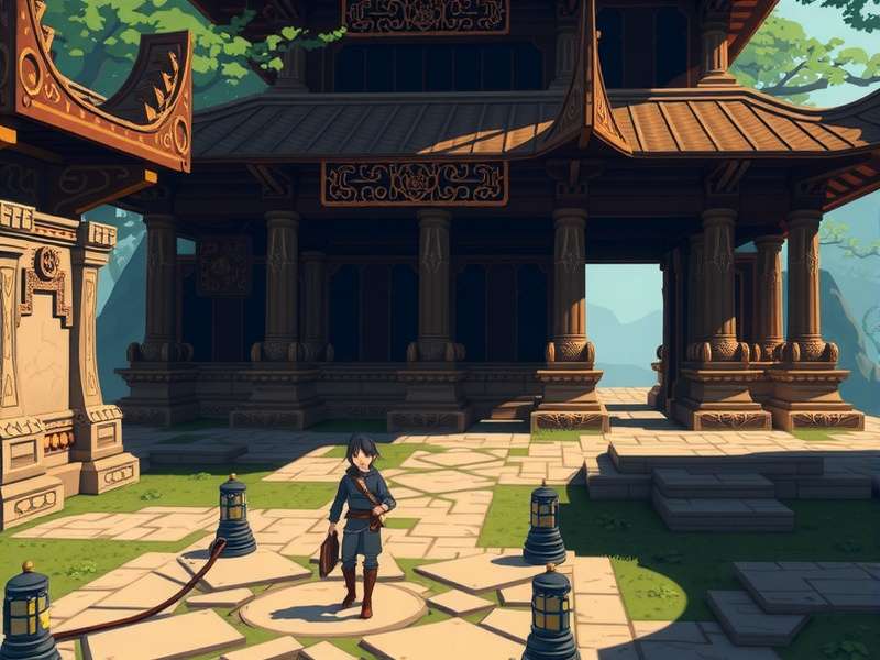 Cinnamon Lagoon Legend gameplay screenshot showing character exploration