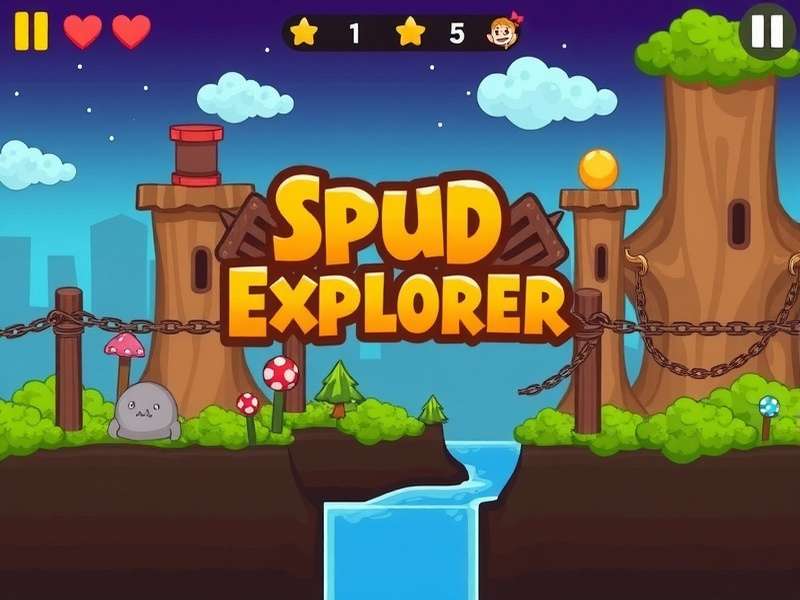 Spud Explorer game world environments