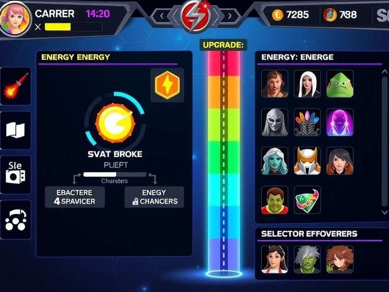 Energy Enforcers gameplay screenshot showing energy management interface