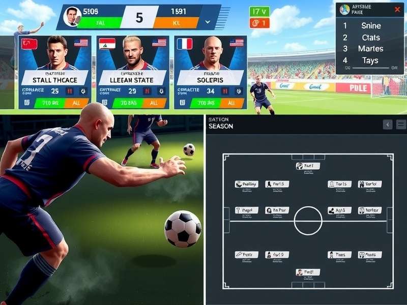 Handball Titans Battle gameplay screenshot showing intense match action