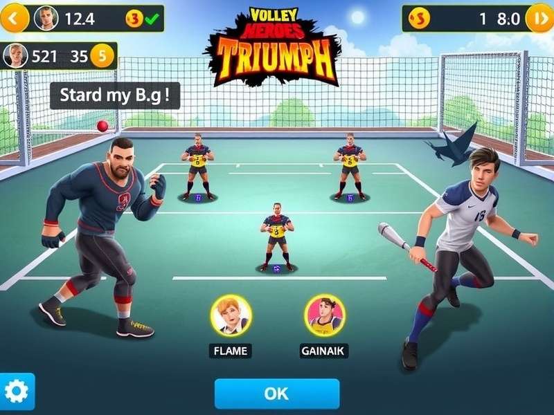 Volley Heroes Triumph Gameplay Controls and Interface