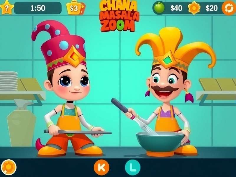 Chana Masala Zoom Game Interface