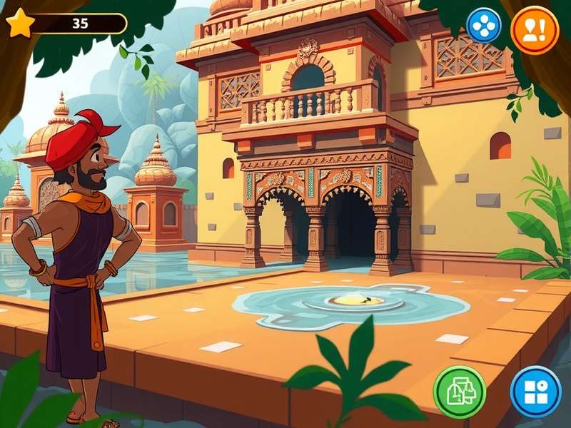 Tom S Ganges Quest story scene showing character interaction