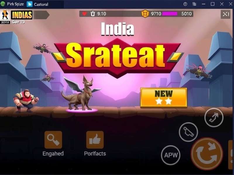 India Spike Blaze Game Interface