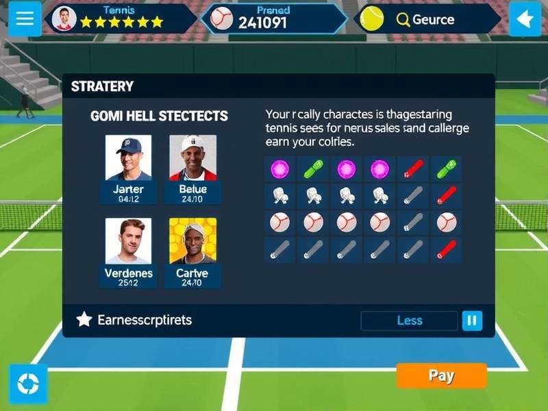 Tennis Clash Rally Champion strategy diagram