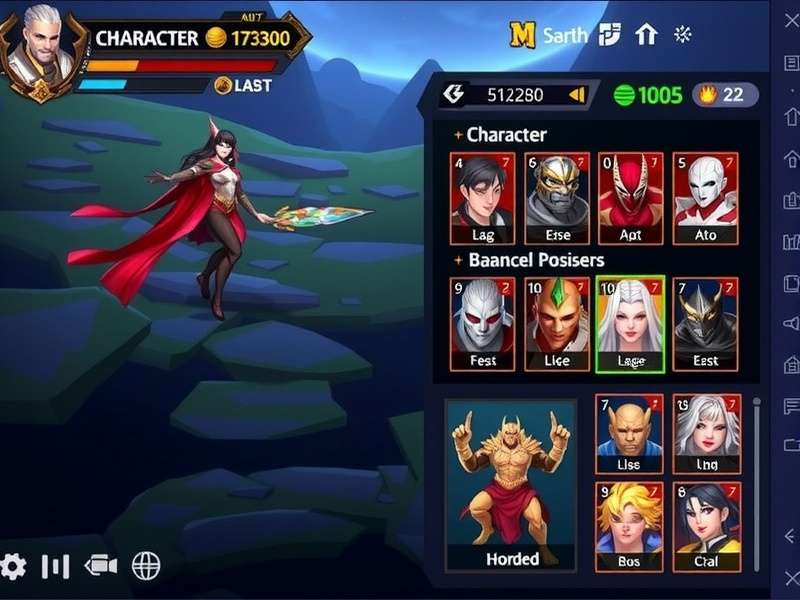 Panjim Power Legend progression system showing character upgrade interface