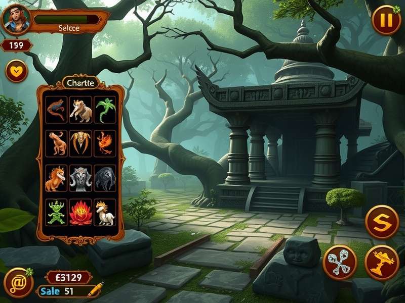 India S Enchanted Forests gameplay screenshot showing mystical forest environment