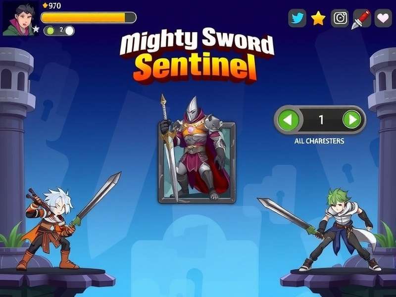 Mighty Sword Sentinel Character Selection
