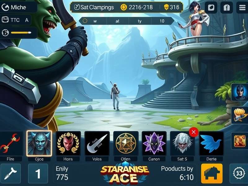 Star Anise Champion Ace gameplay screenshot showing characters and environment