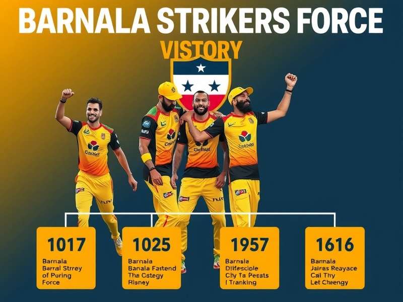 Barnala Strikers Force historical timeline infographic