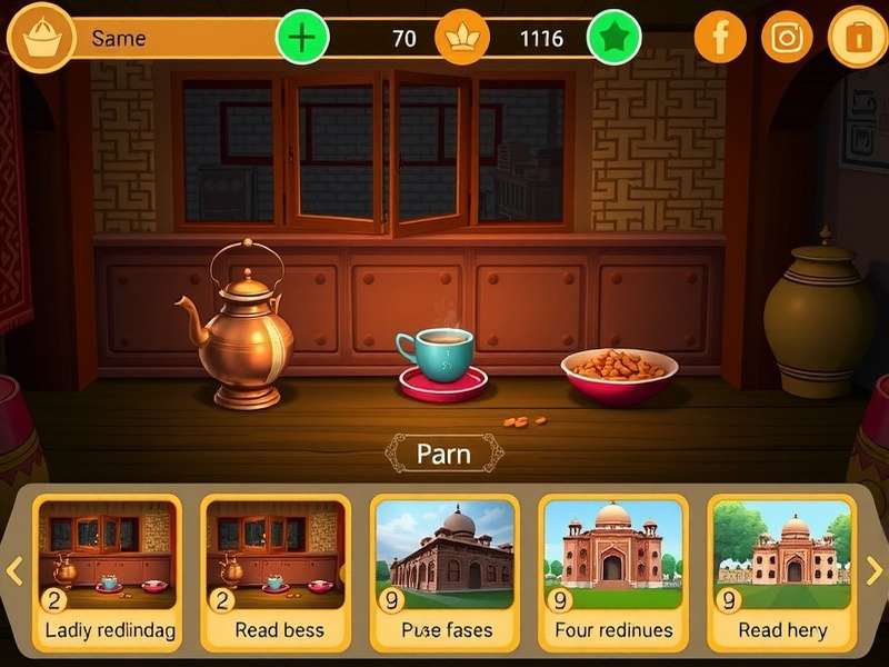 Chai Magic Journey gameplay screenshot showing tea preparation