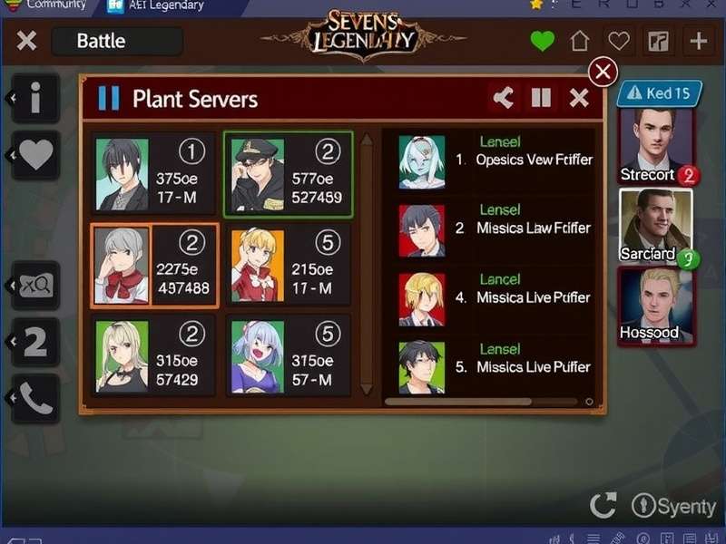 Sevens Legendary Character Selection Screen