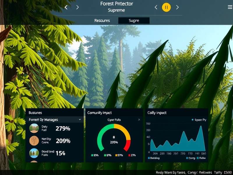 Forest Protector Supreme resource management interface