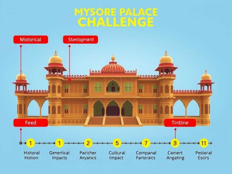 Mysore Palace Challenge gameplay screenshot showing palace interior