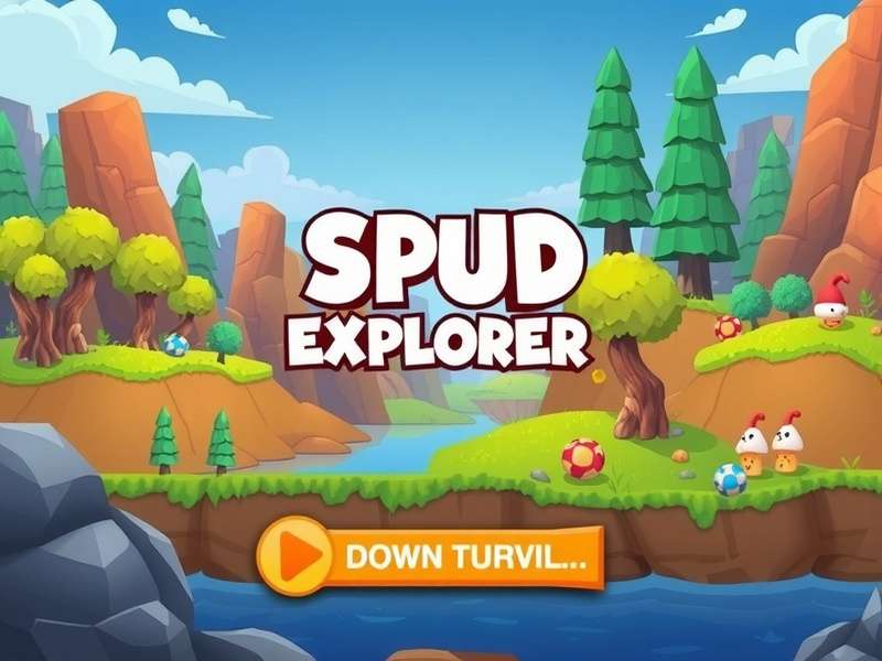 Spud Explorer game main screen