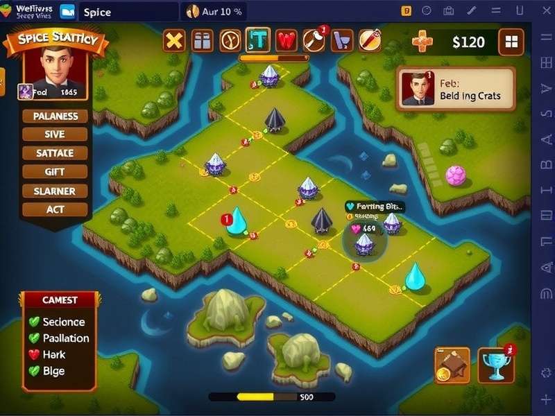 Spice Warrior Rivals Strategy Map