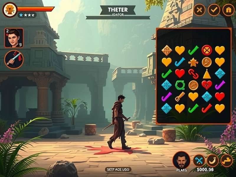 Rana S Legacy Adventure gameplay screenshot showing character in ancient temple