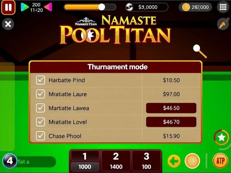 Namaste Pool Titan Gameplay Screenshot