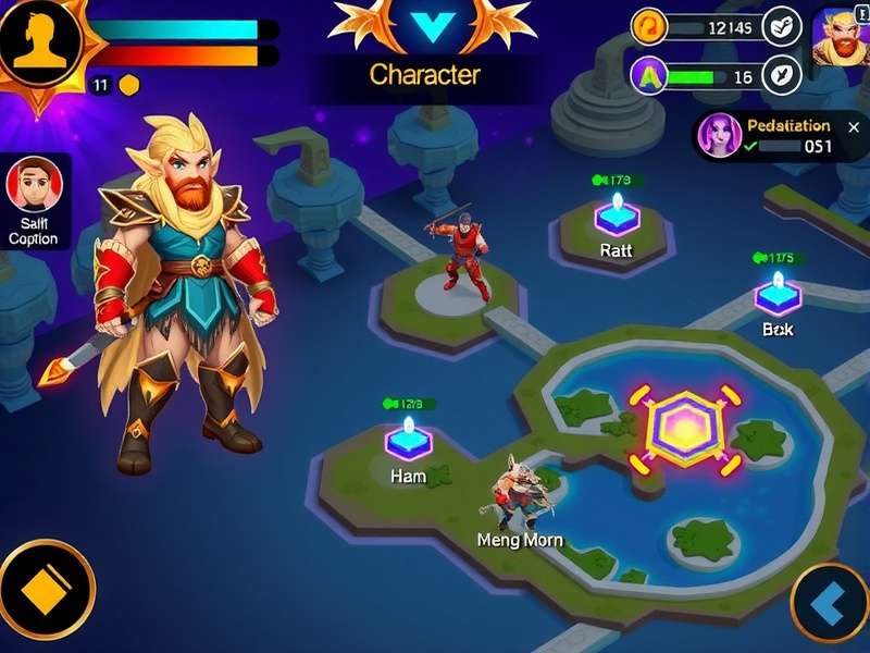 Fiesta Vortex Mystic Warriors character selection screen