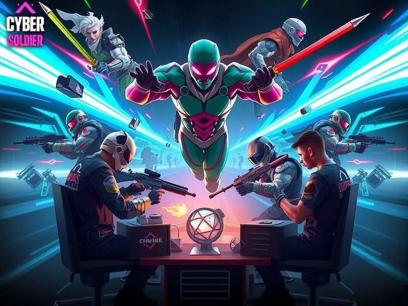 Cyber Soldier Squad character lineup showing diverse heroes