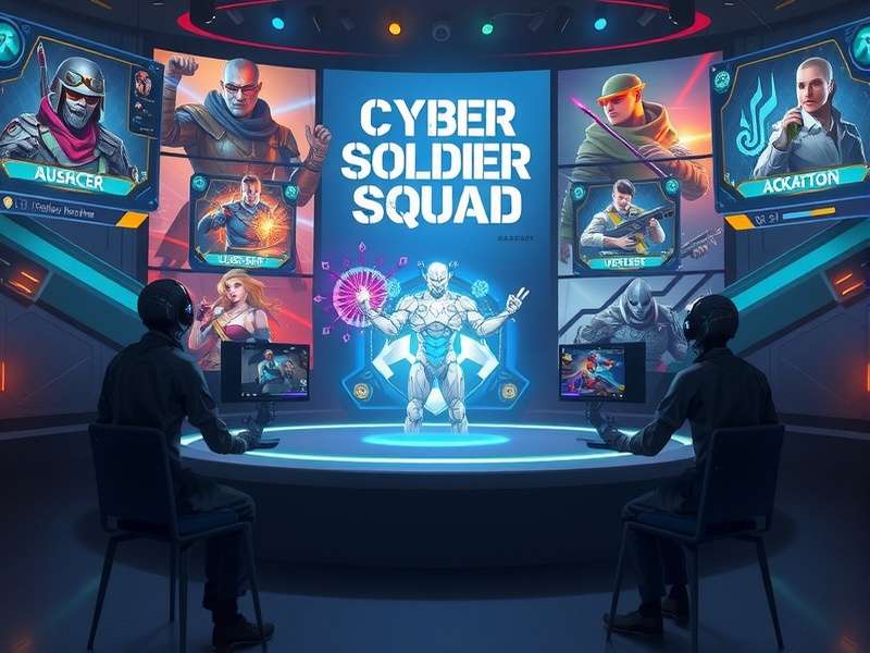Cyber Soldier Squad gameplay screenshot showing advanced combat mechanics