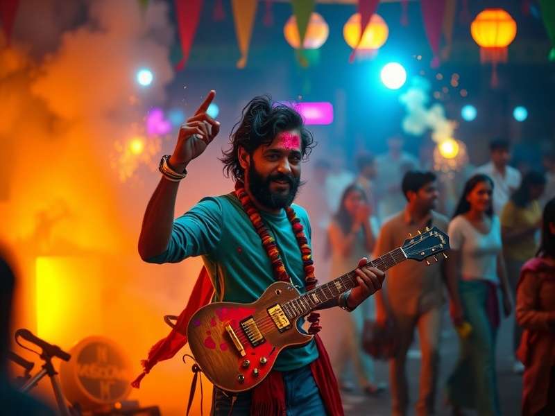 Multiplayer celebration in Holi Glow Gallivant